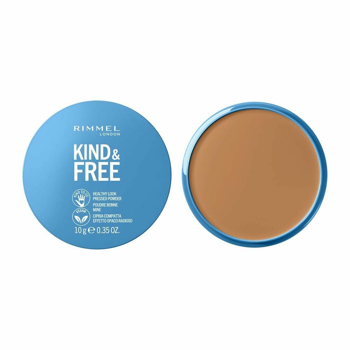 Kompakte pulvere Rimmel London Kind & Free 40-tan Mattende finish (10 g)