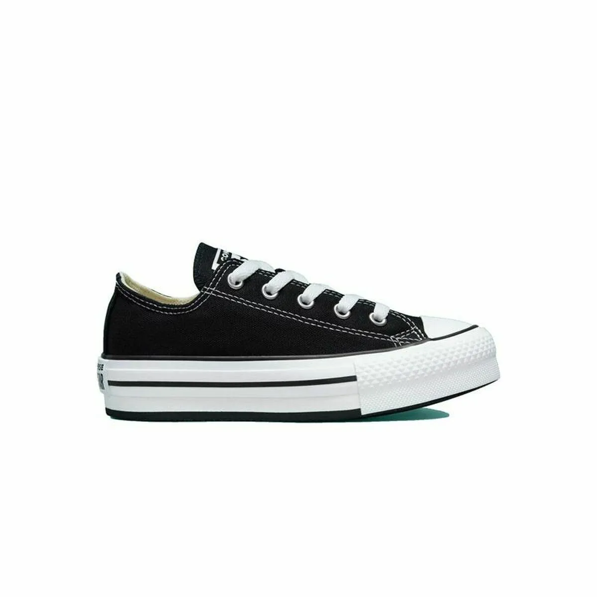 Kondisko til Børn Converse All-Star Lift Low Sort 33