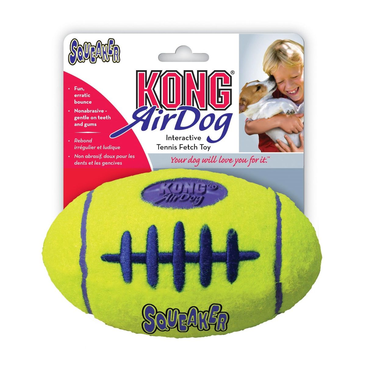 KONG Air Squeaker Football