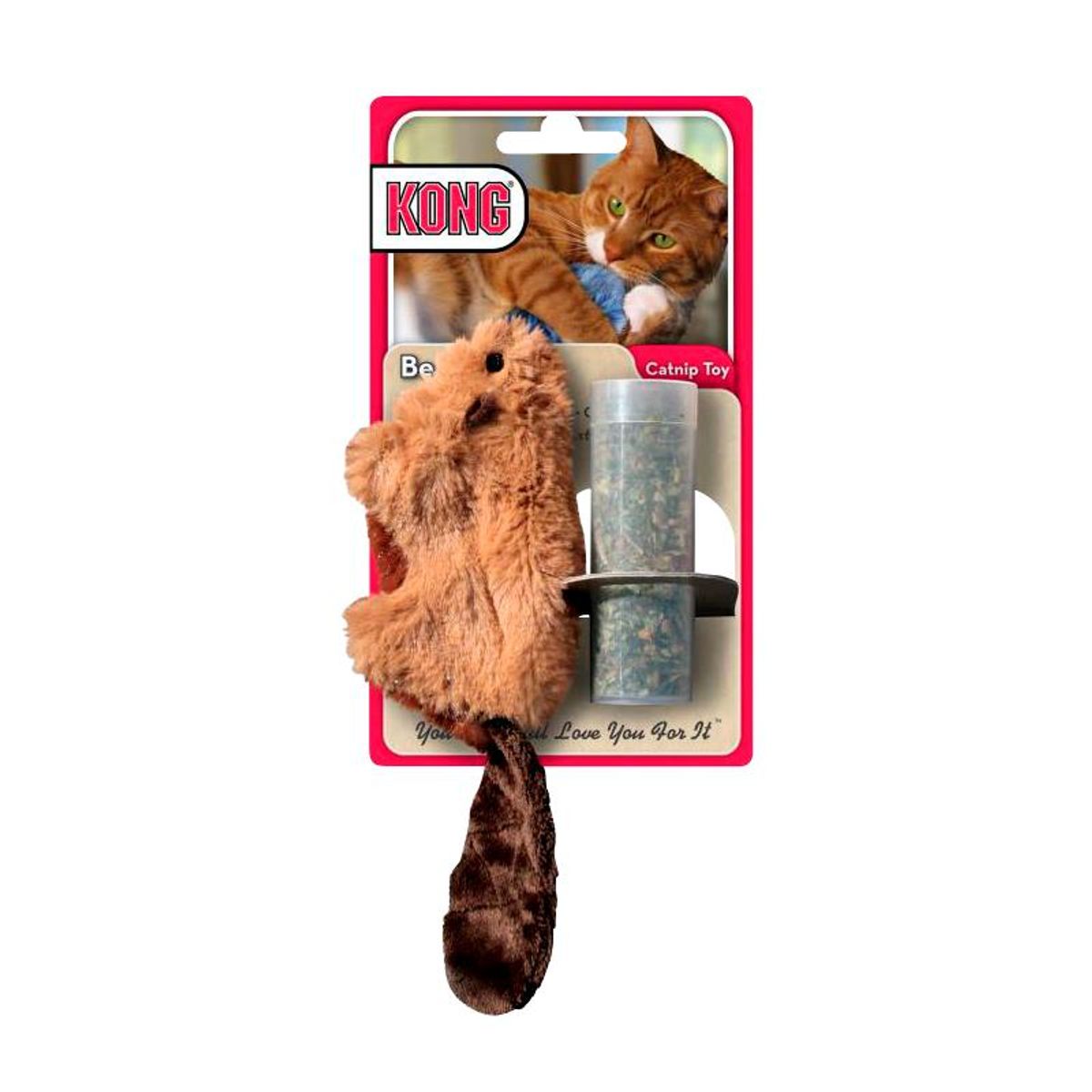 KONG Cat Beaver m. catnip refil