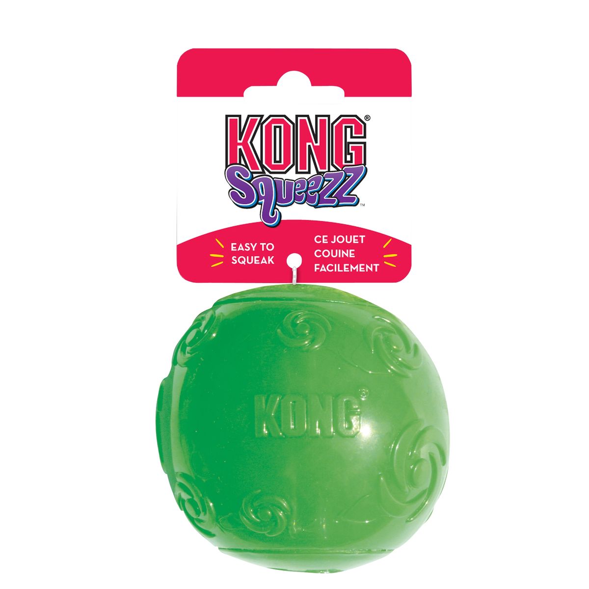 Kong Squeezz Ball / Bold. Ass. Farver.