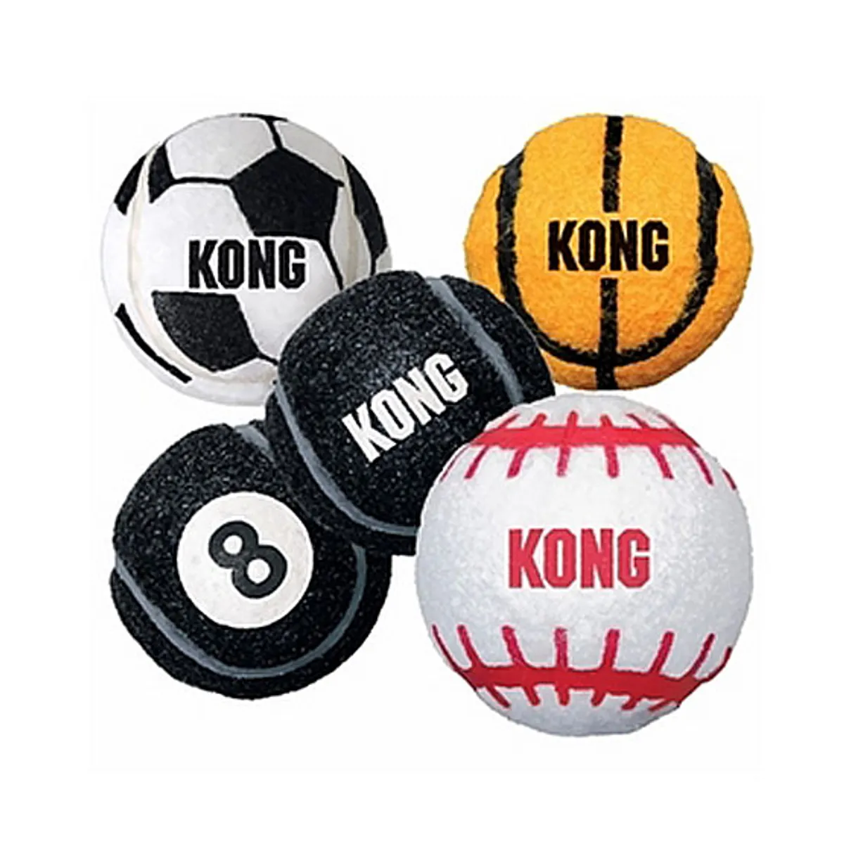 KONG tennis bolde-M:Ø:6,2 cm