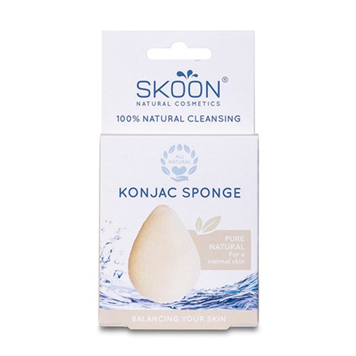 Konjac svamp pure - 1 styk - Skoon