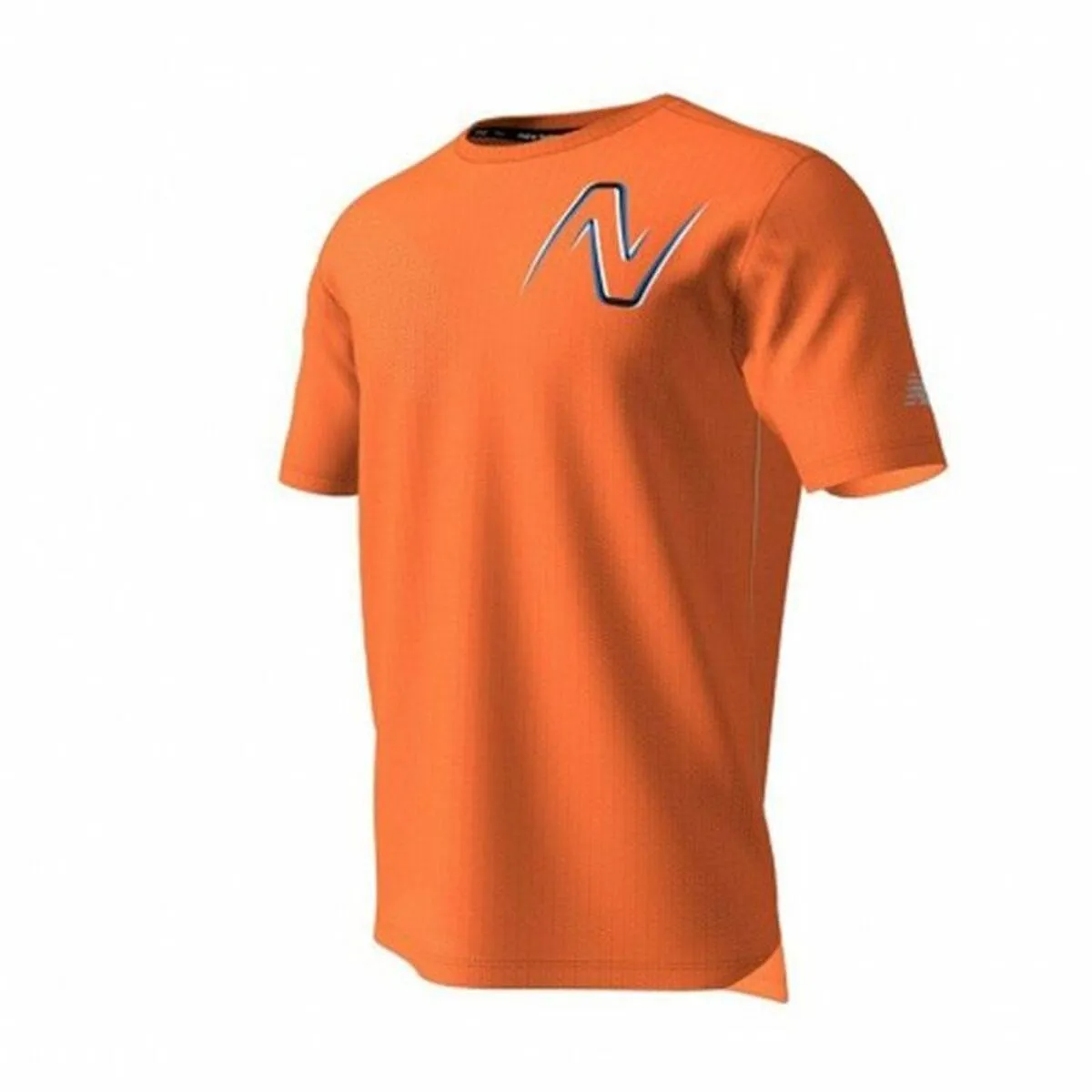 Kortærmet T-shirt til Mænd New Balance GR Impact Run Orange L