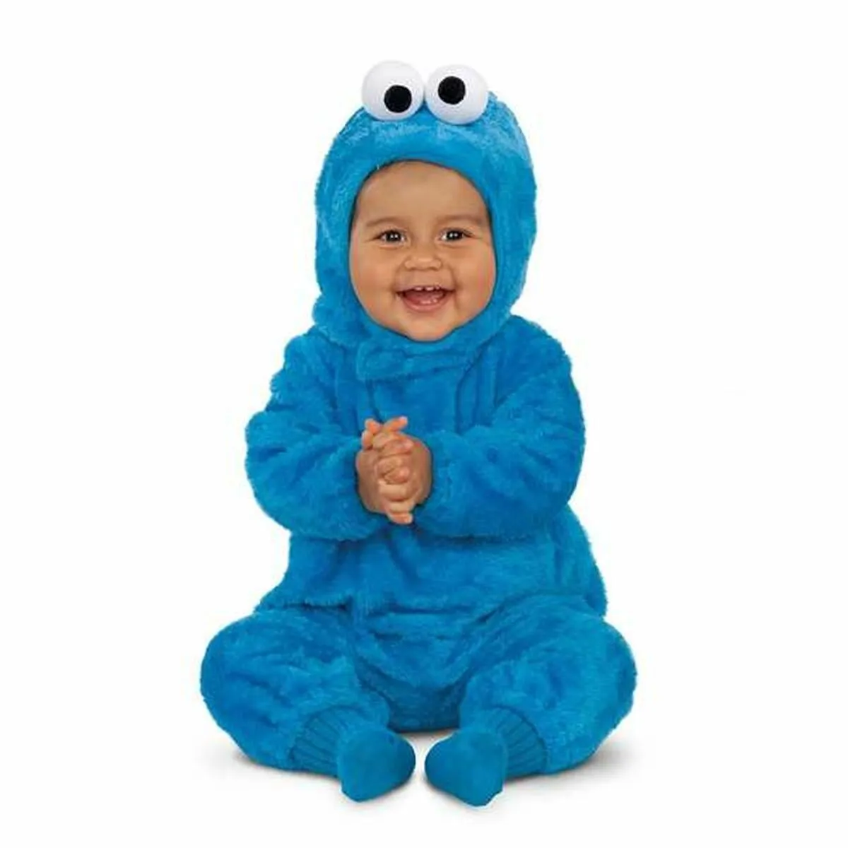 Kostume til babyer Cookie Monster 0-6 måneder