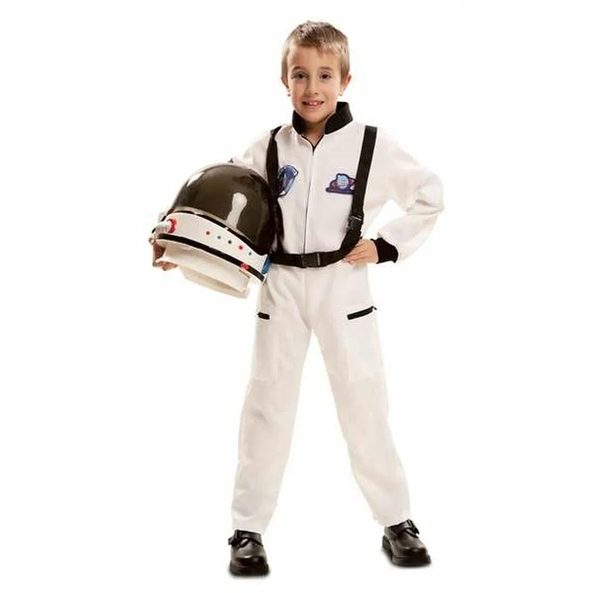 Kostume til børn Astronaut kvinde 2 Dele Hvid 10-12 år