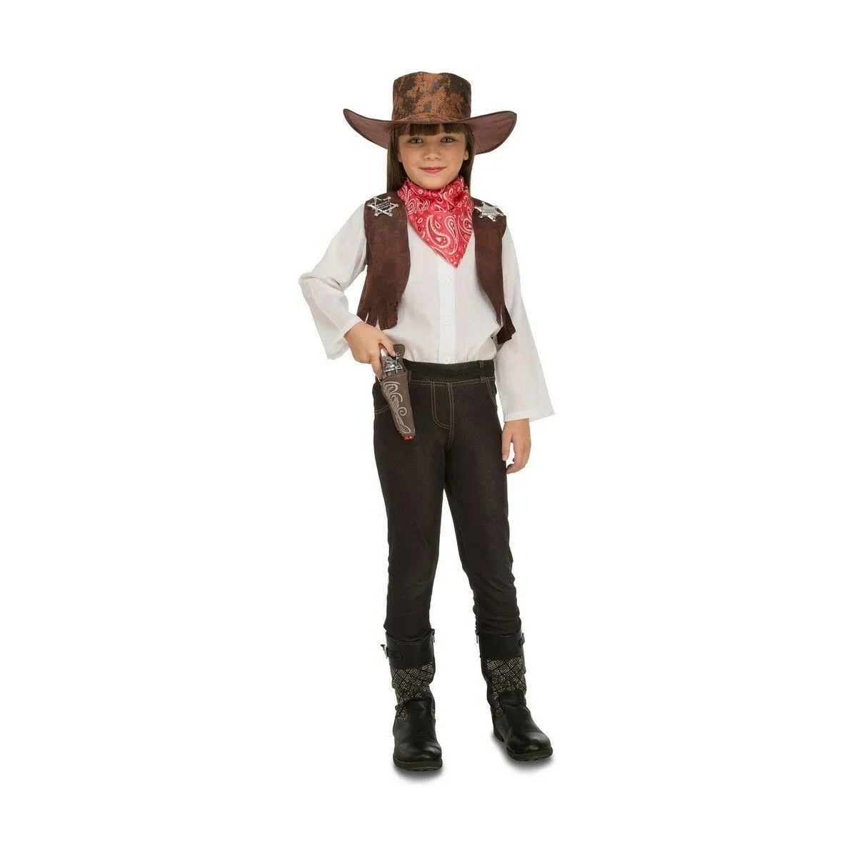 Kostume til børn Cowboy mand (6 Dele) 3-5 år