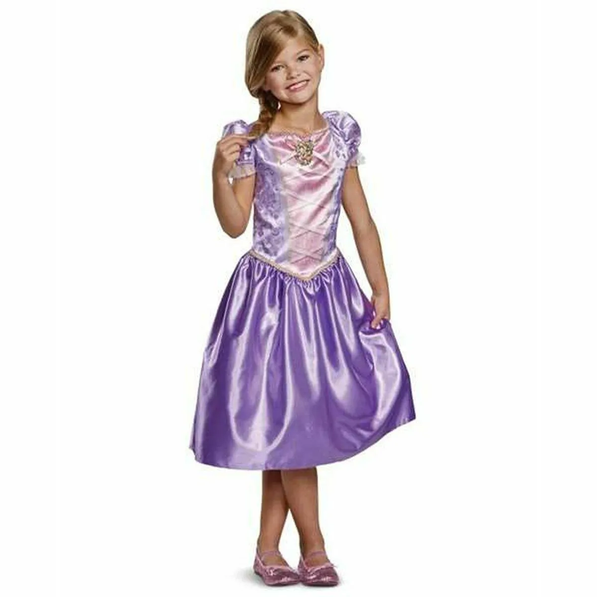 Kostume til børn Disney Princess Rapunzel 3-4 år