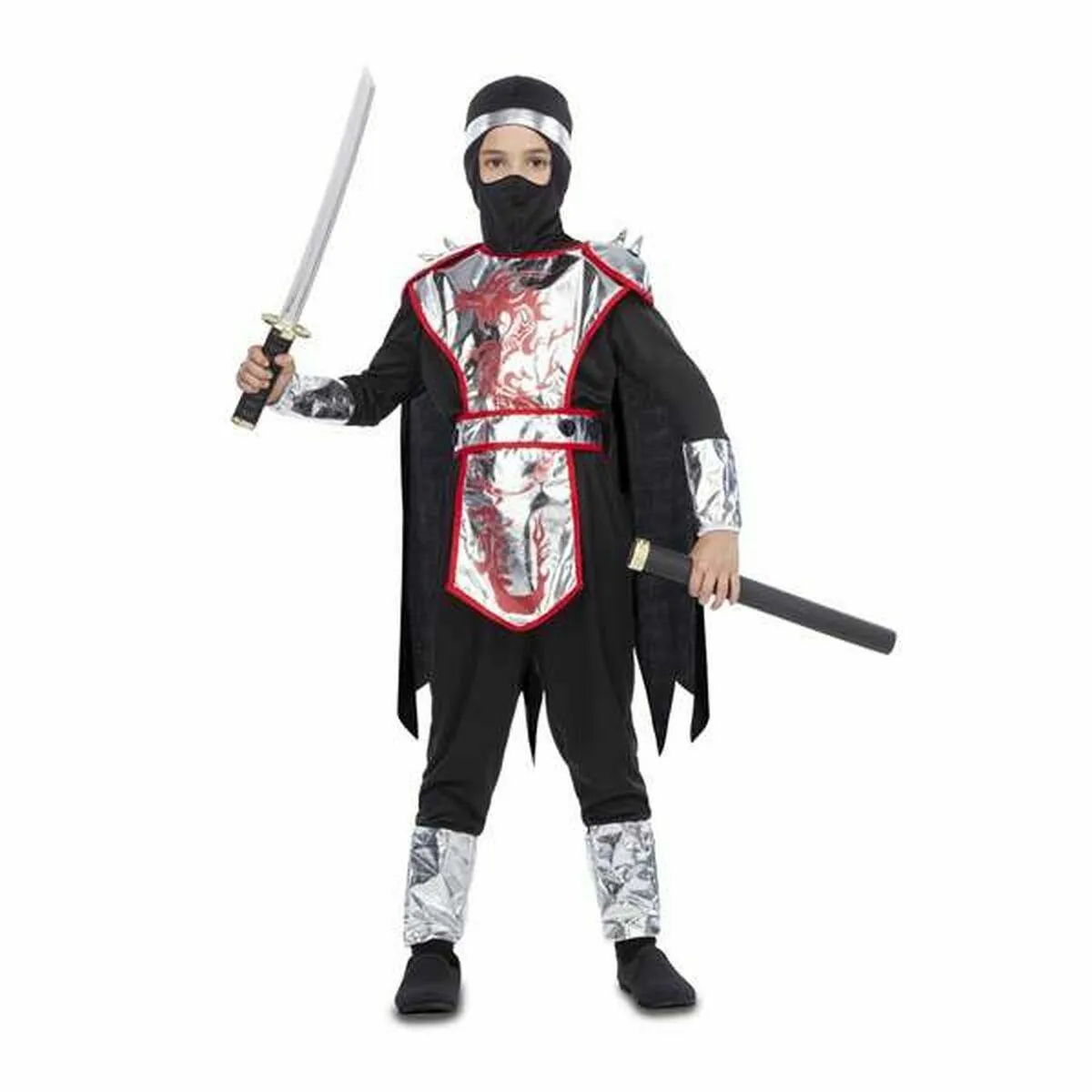 Kostume til børn Ninja 5 Dele 7-9 år