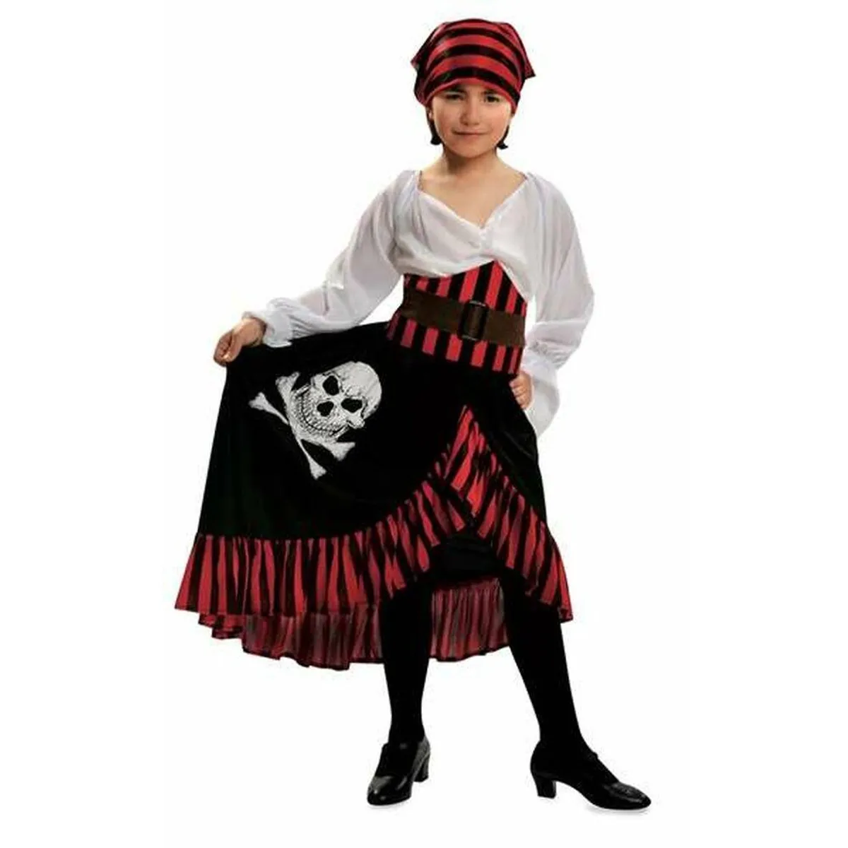 Kostume til børn Pirater Bandana (4 Dele) 5-6 år