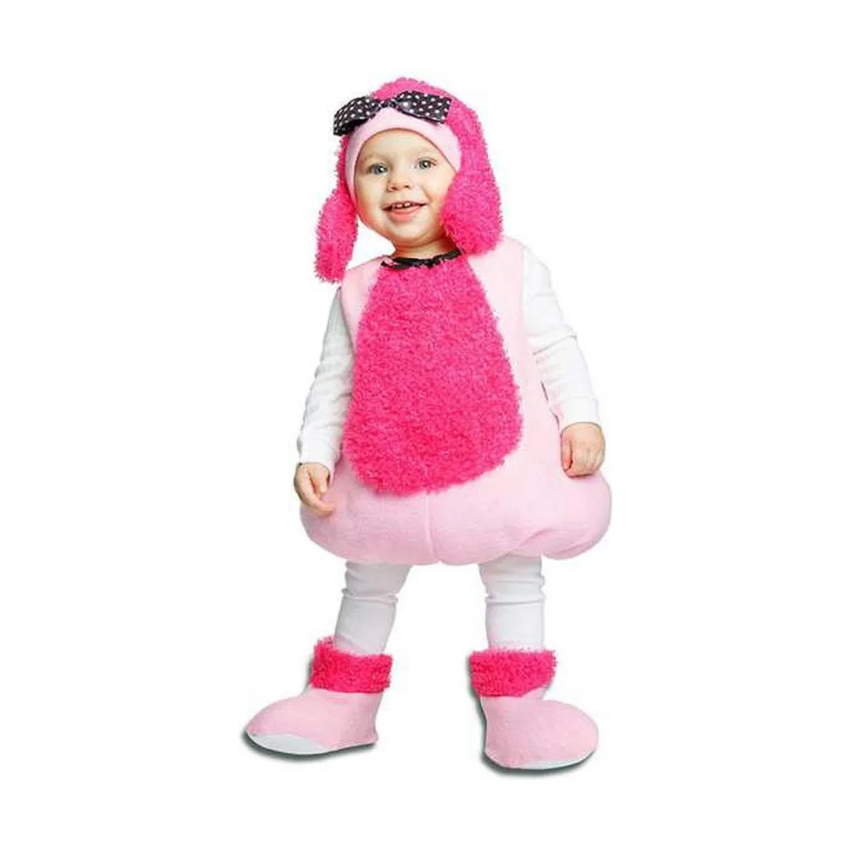 Kostume til børn Poodle Pink 5-6 år