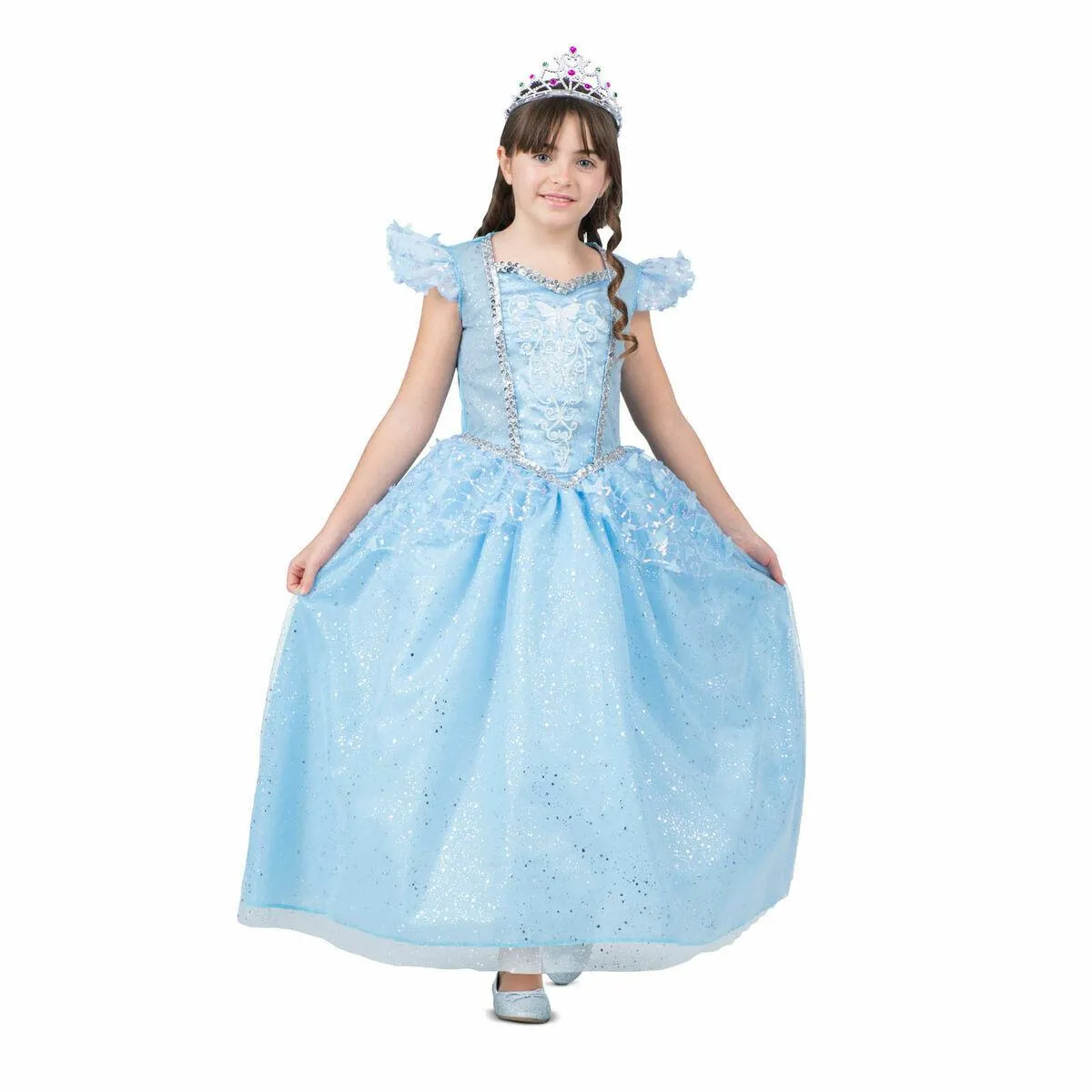 Kostume til voksne Blå Prinsesse (3 Dele) 3-4 år