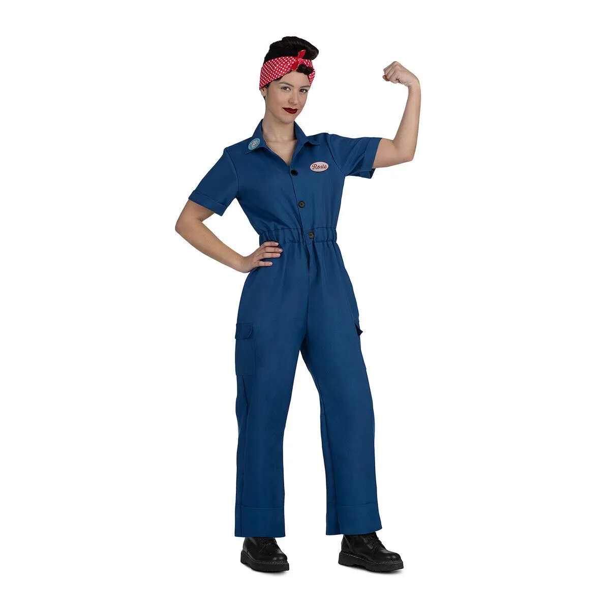 Kostume til voksne Rosie the Riveter (3 Dele) L