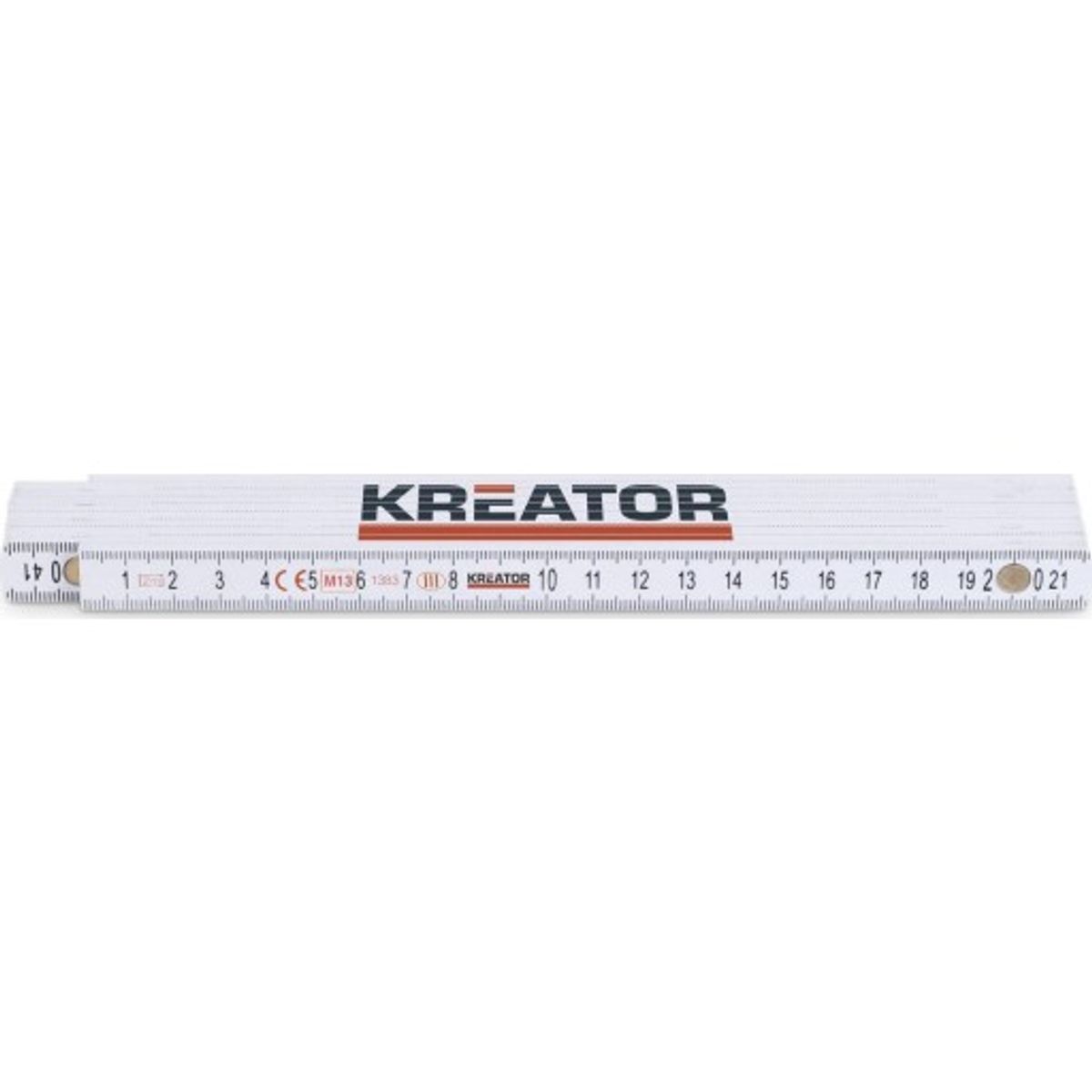 Kreator plast tommestok - 2meter