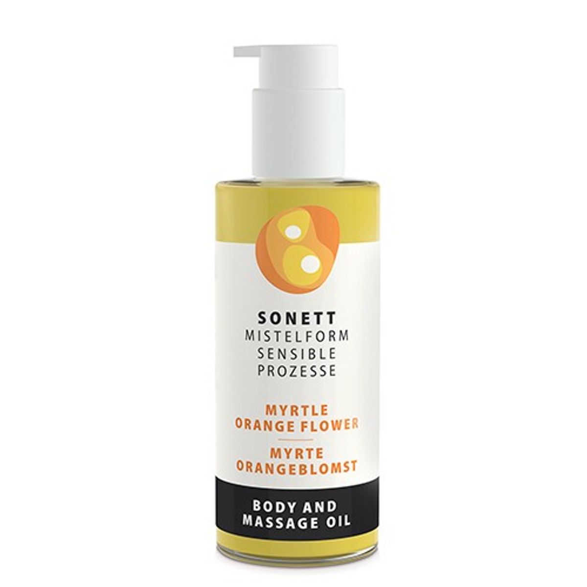 Krops & Massageolie Myrte/ Orangeblomst - 145 ml - Sonett