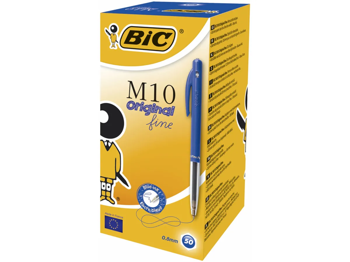 Kuglepen BIC Clic M10 F blå