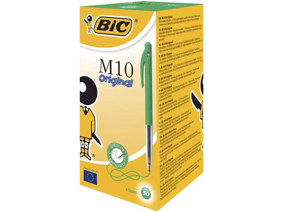 Kuglepen BIC Clic M10 M Grøn