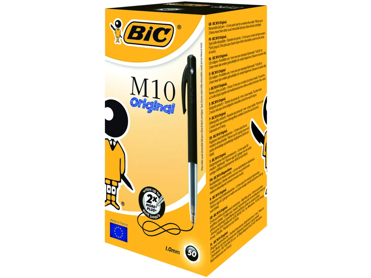 Kuglepen BIC Clic M10 M Sort