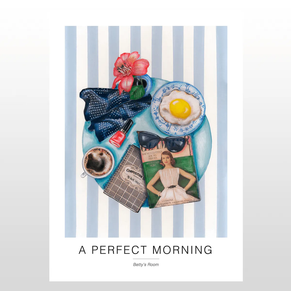 Kunstplakat "A perfect morning" 50 x 70 cm.