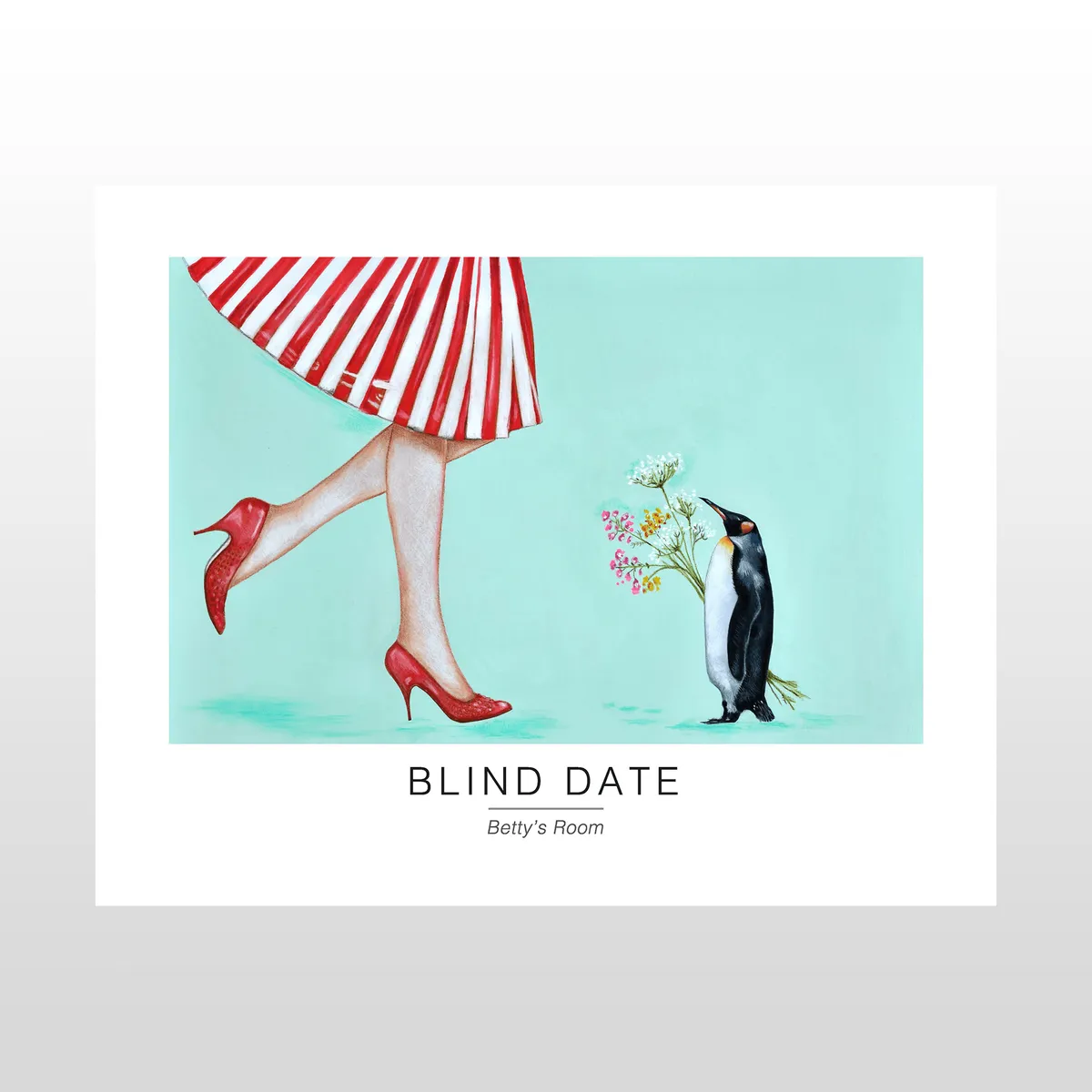 Kunstplakat "Blind date" 50 x 40 cm.