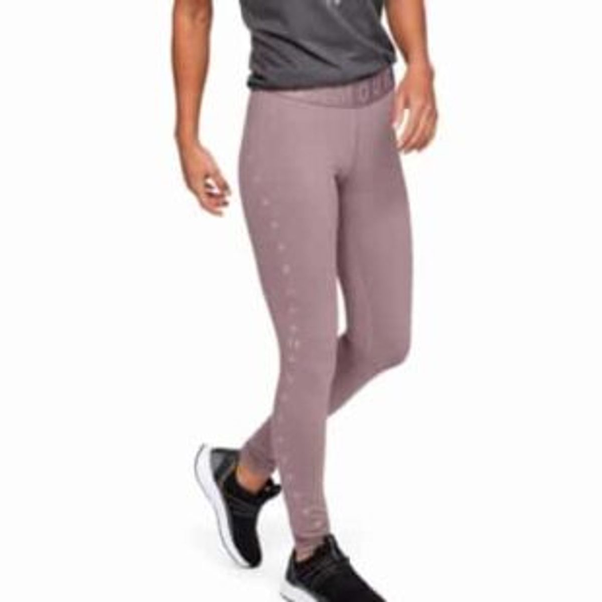 Kvinders Under Armour - Favourit Wordmark Leggins - Hushed Pink L