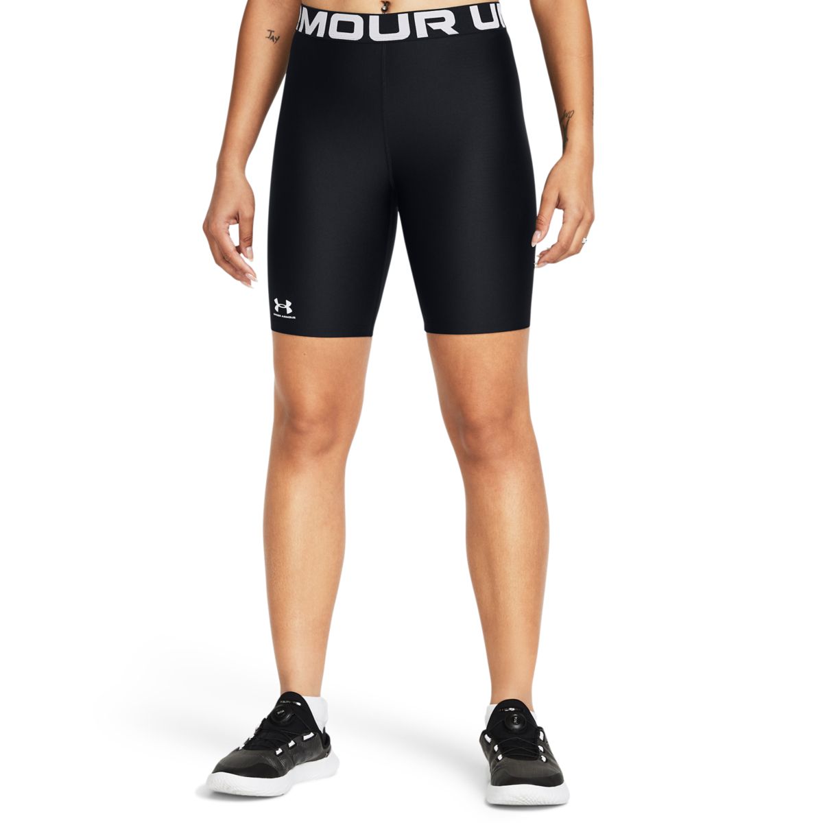 Kvinders Under Armour - HeatGear 8" Compression Shorts - Black L