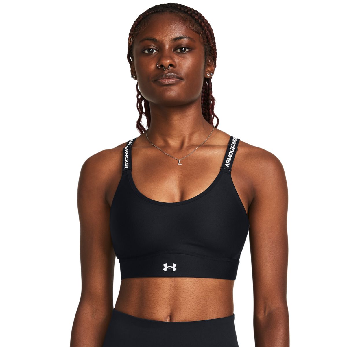 Kvinders Under Armour - Infinity 2.0 Mid Sports Bra - Black L (A - C)