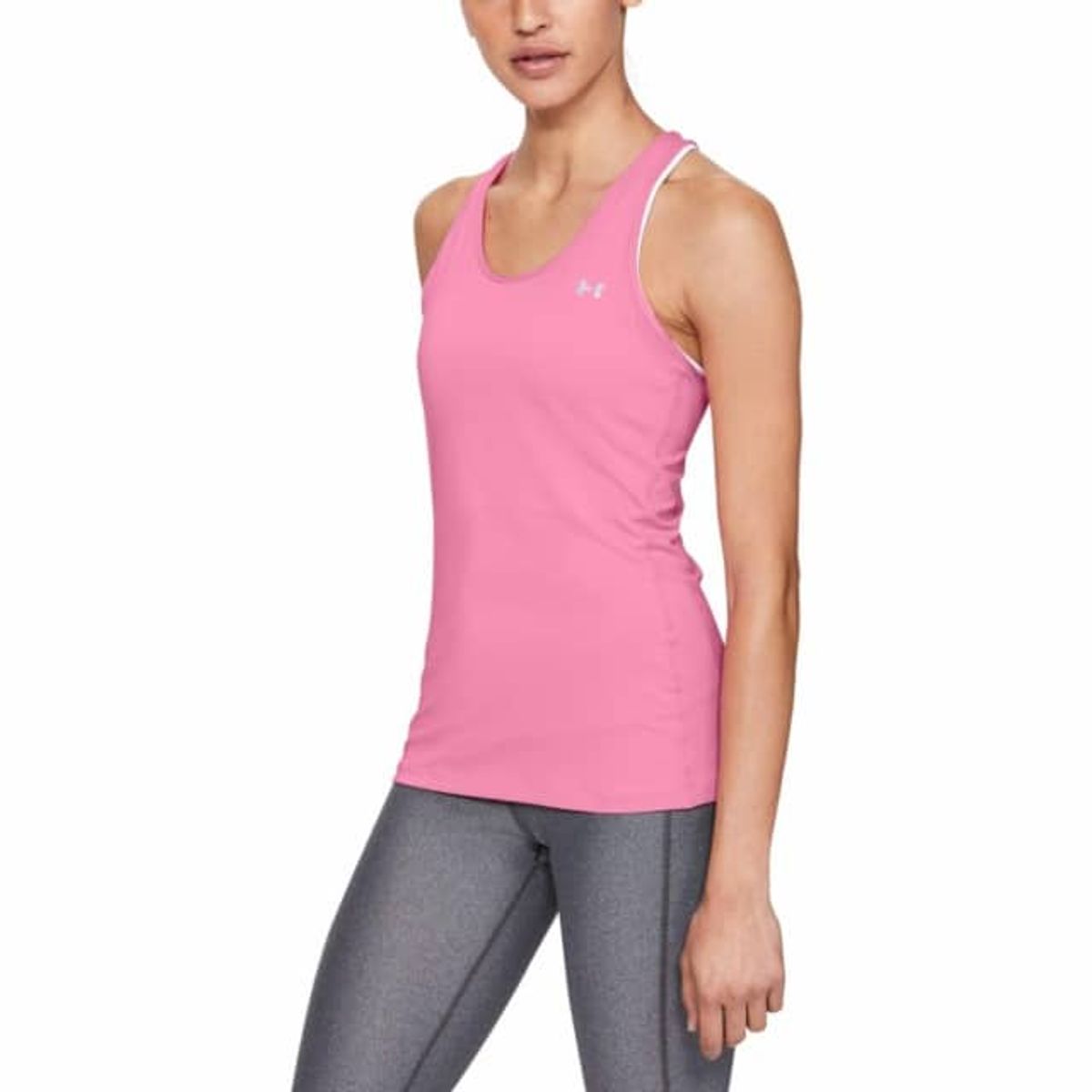 Kvinders Under Armour racer tanktop - Lipstick Pink XS