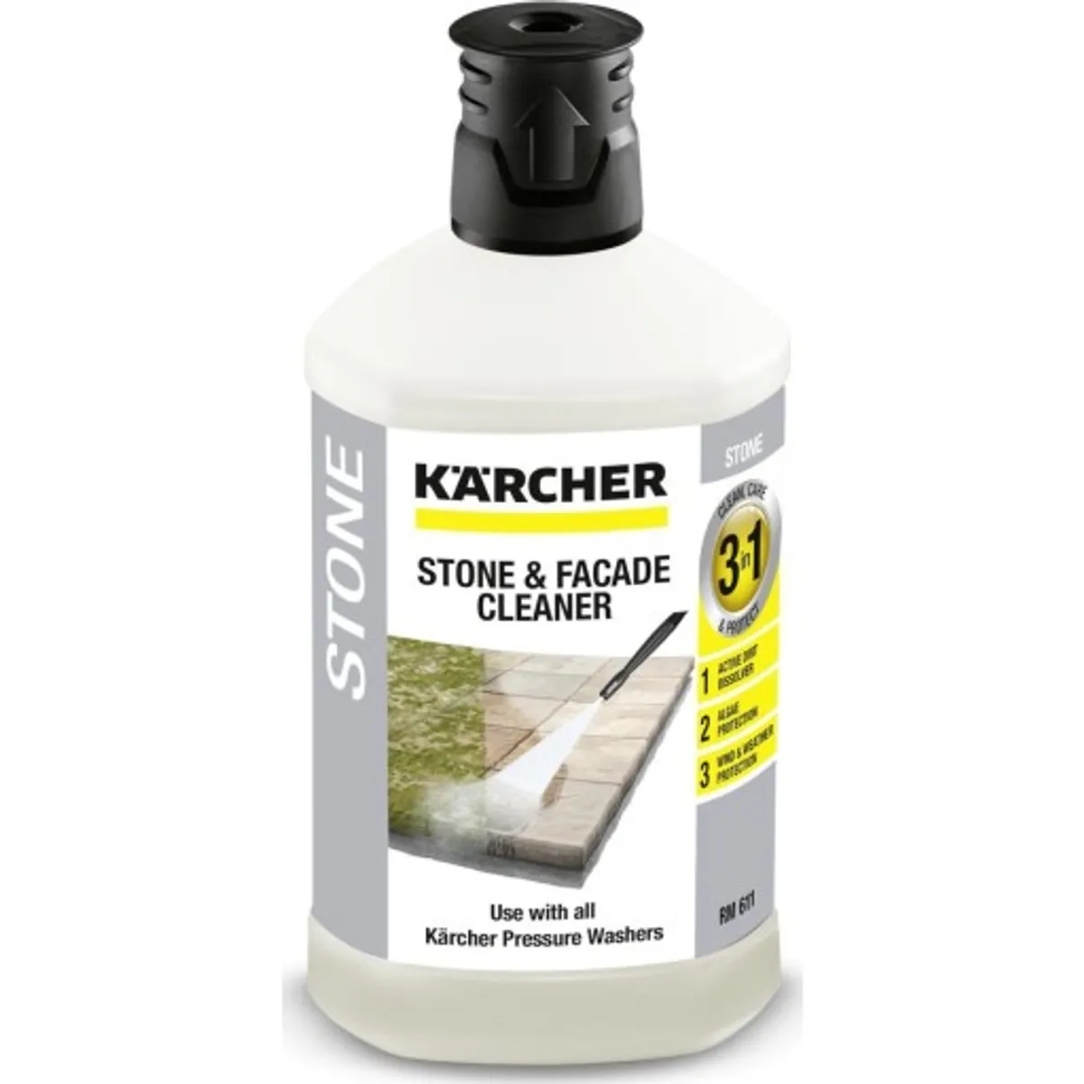 Kärcher Plug 'n' Clean sten- & facaderens 1 liters flaske