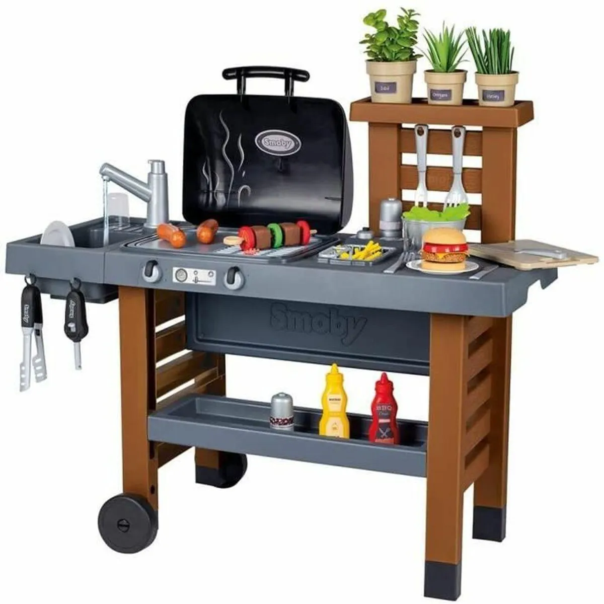 Køkkenspil Smoby Garden Kitchen Havegrill 43 Dele