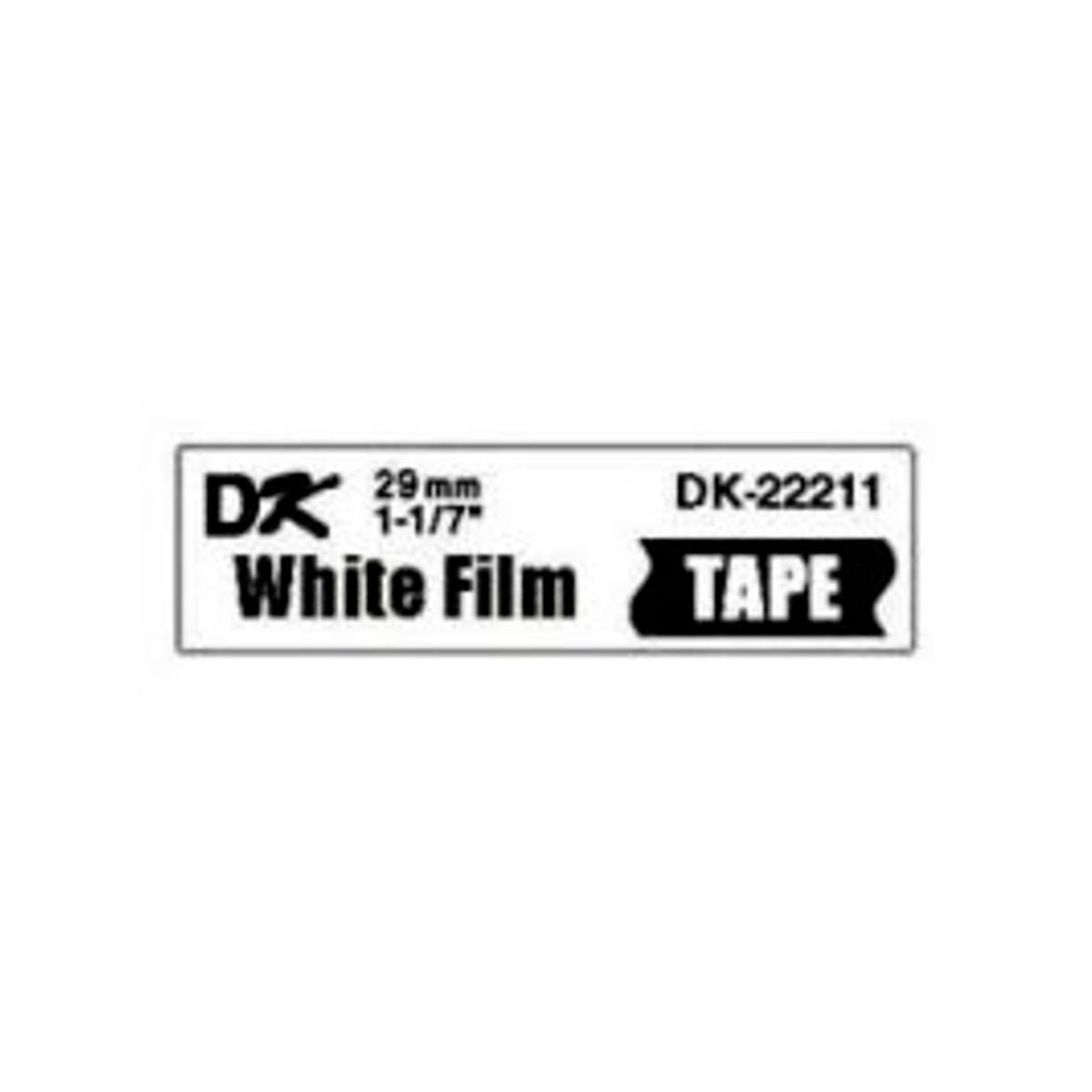 Label Brother Dk22211 29mm x 15,24 Meter Hvid Film