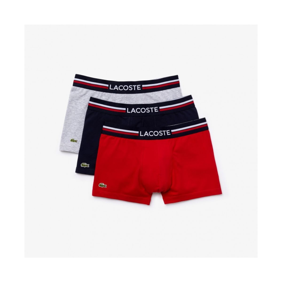 LACOSTE 3-pak underbukser/boxershort i forskellige farver til herre