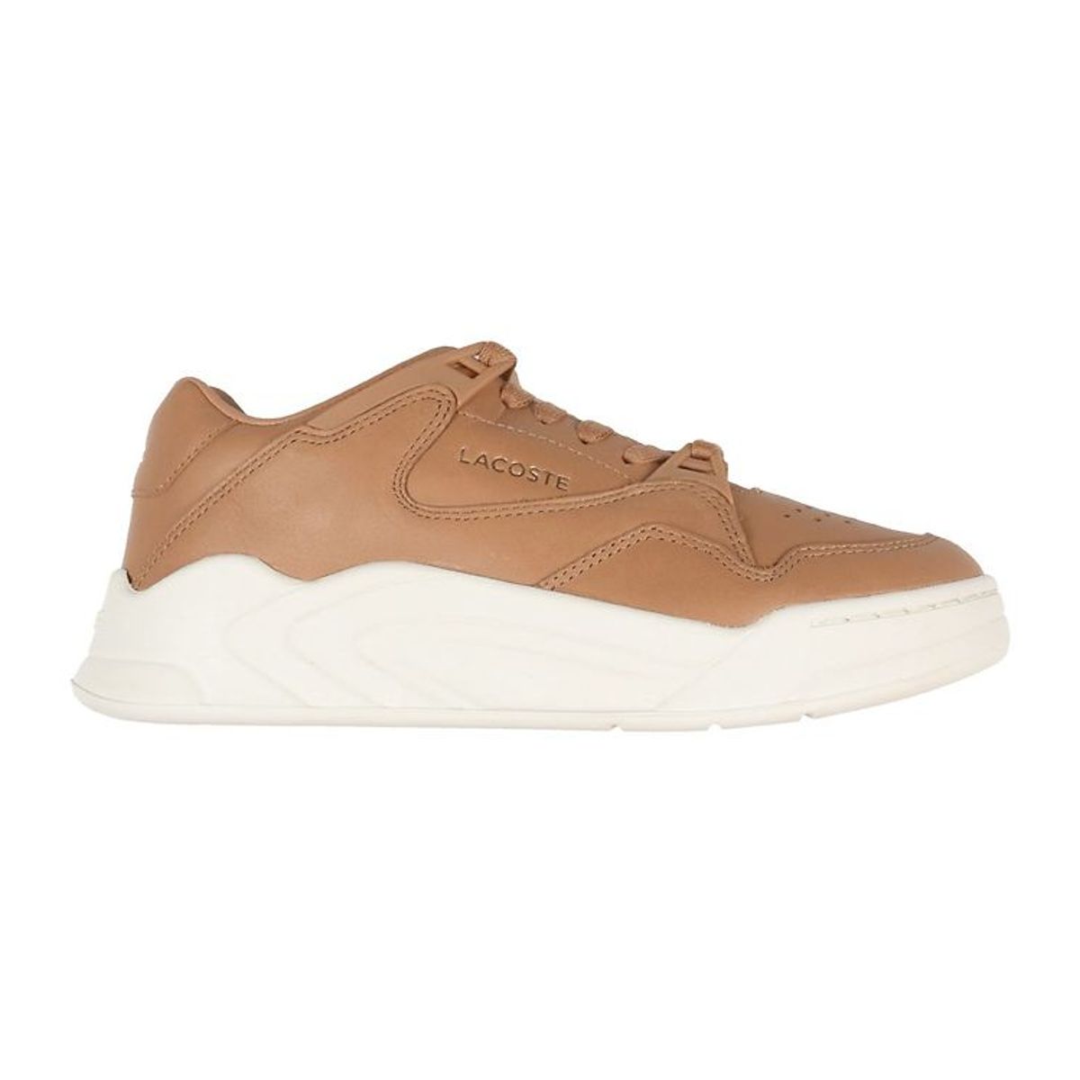 Lacoste Sko - Court Slam - Tan/Offwhite