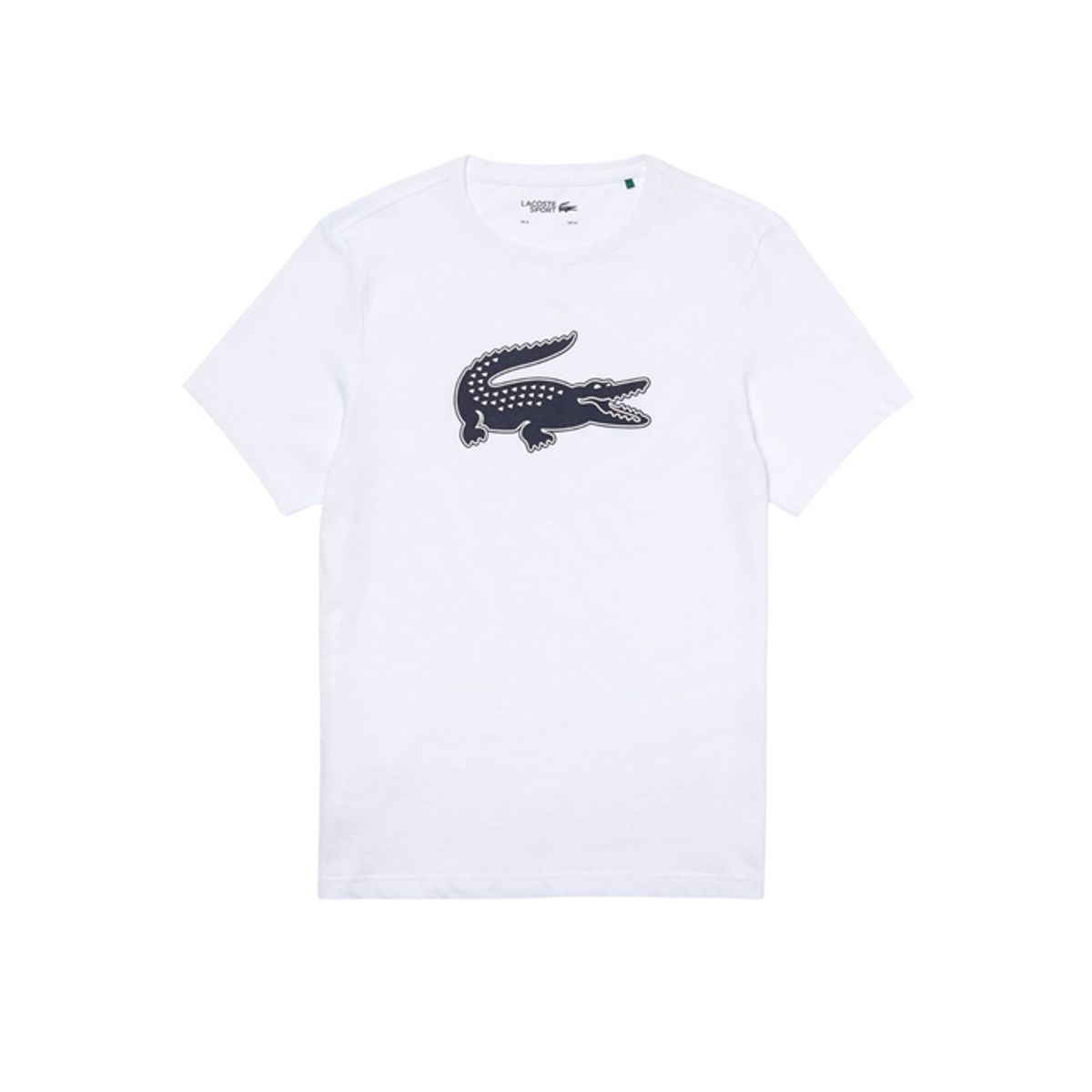 Lacoste Sport 3D Print Crocodile Breathable T-Shirt White