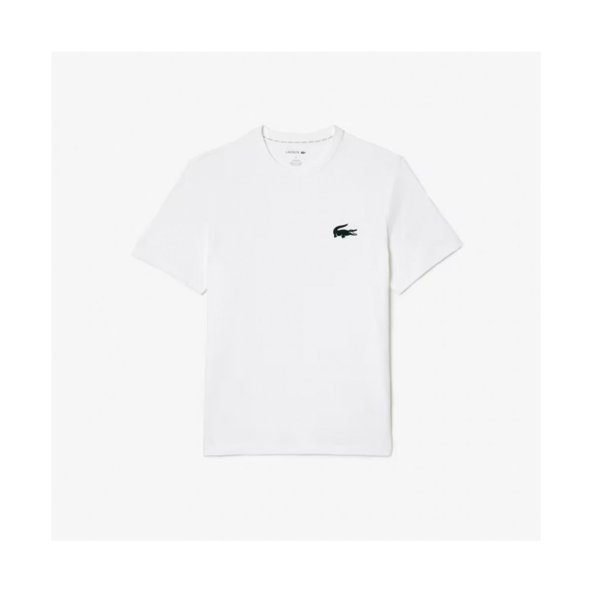 Lacoste T-shirt i hvid til herre (Relaxed Fit)