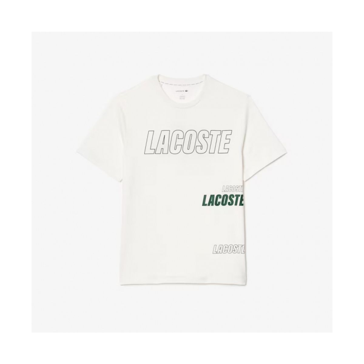 Lacoste T-shirt i Hvid til Herre (Relaxed Fit)