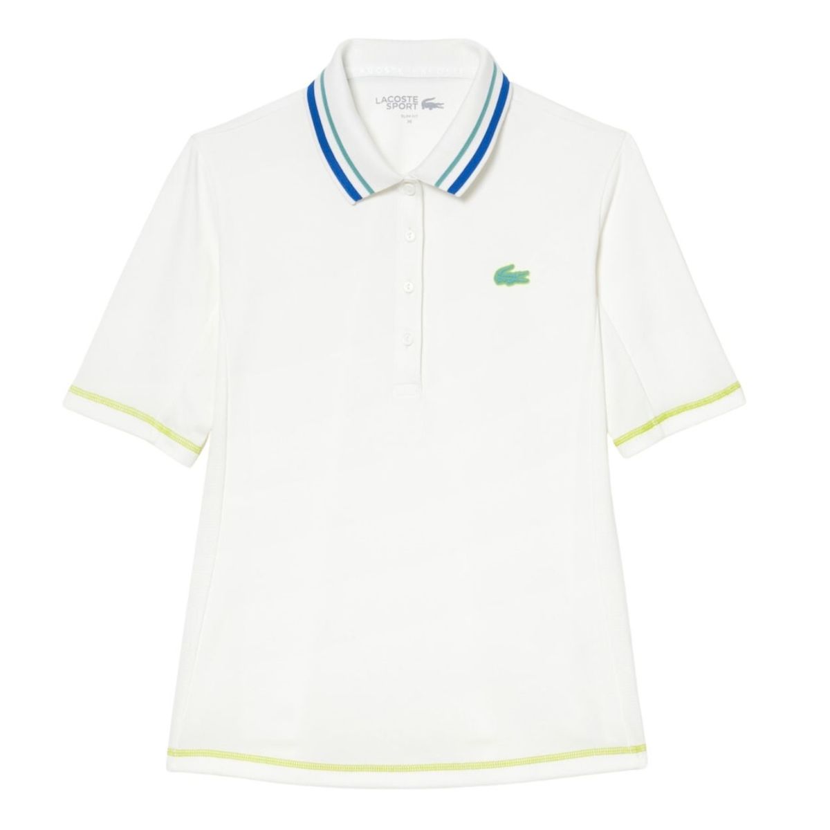 Lacoste Ultra-Dry Pique Polo Shirt Women White