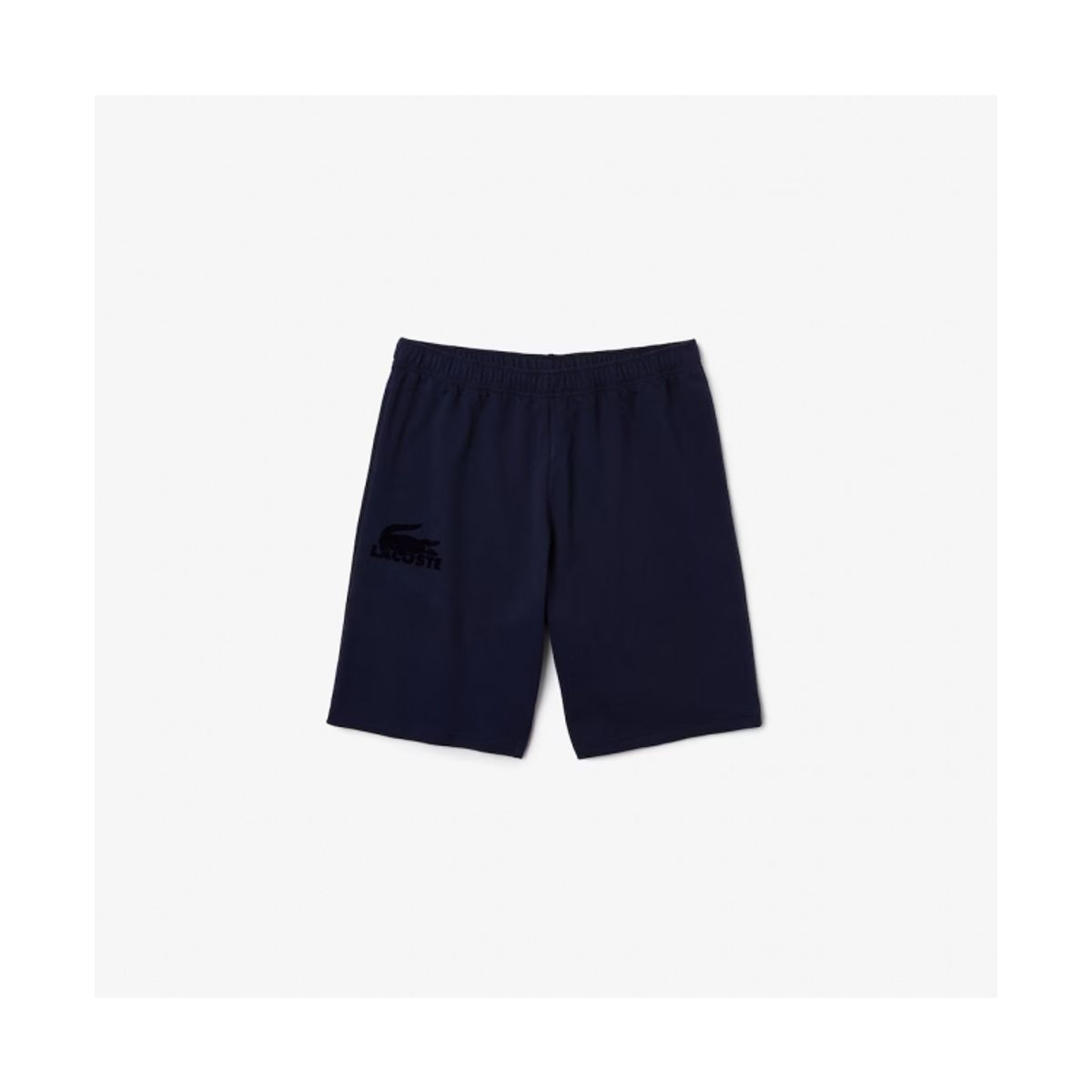 LACOSTE velour pyjamas shorts i navy til herre