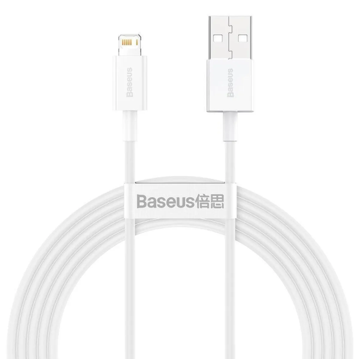 Ladekabel til Apple, Lightning-USB, Datakabel, 150cm, Hvid