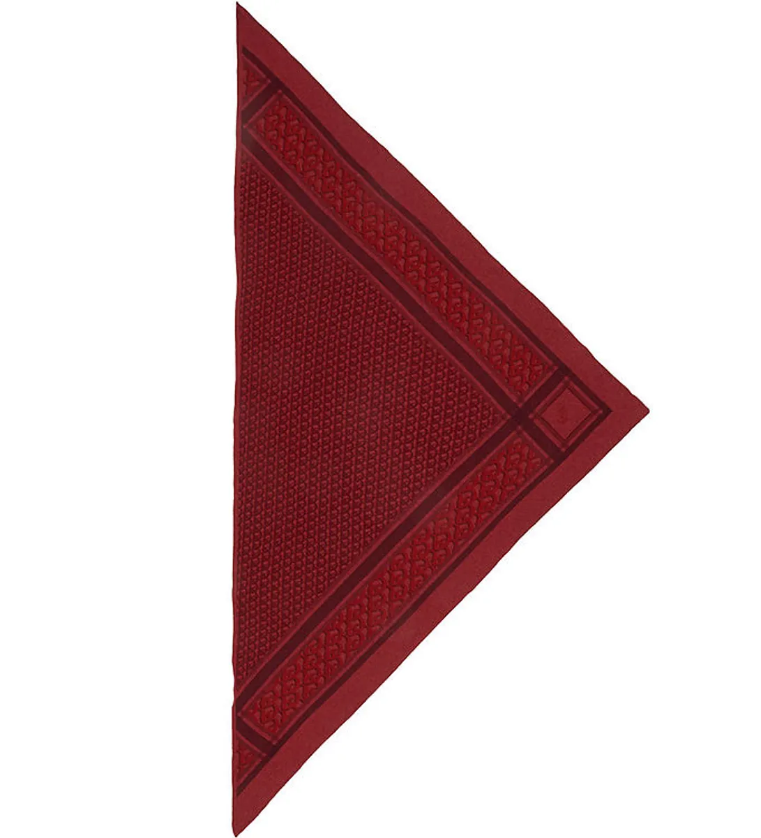 Lala Berlin Tørklæde - 162x85 - Triangle Monogram M - Corovan On