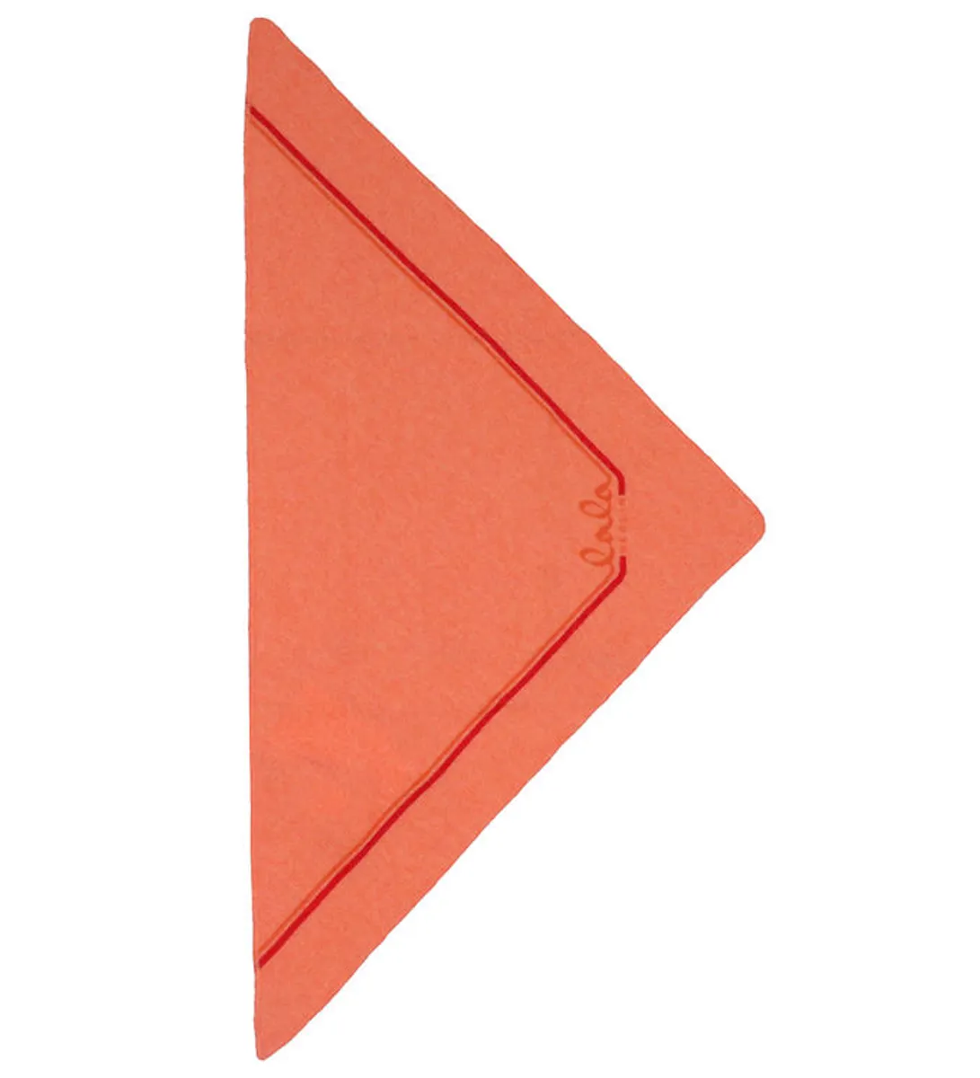 Lala Berlin Tørklæde - 65x30 cm - Triangle Solid XS - Papaya