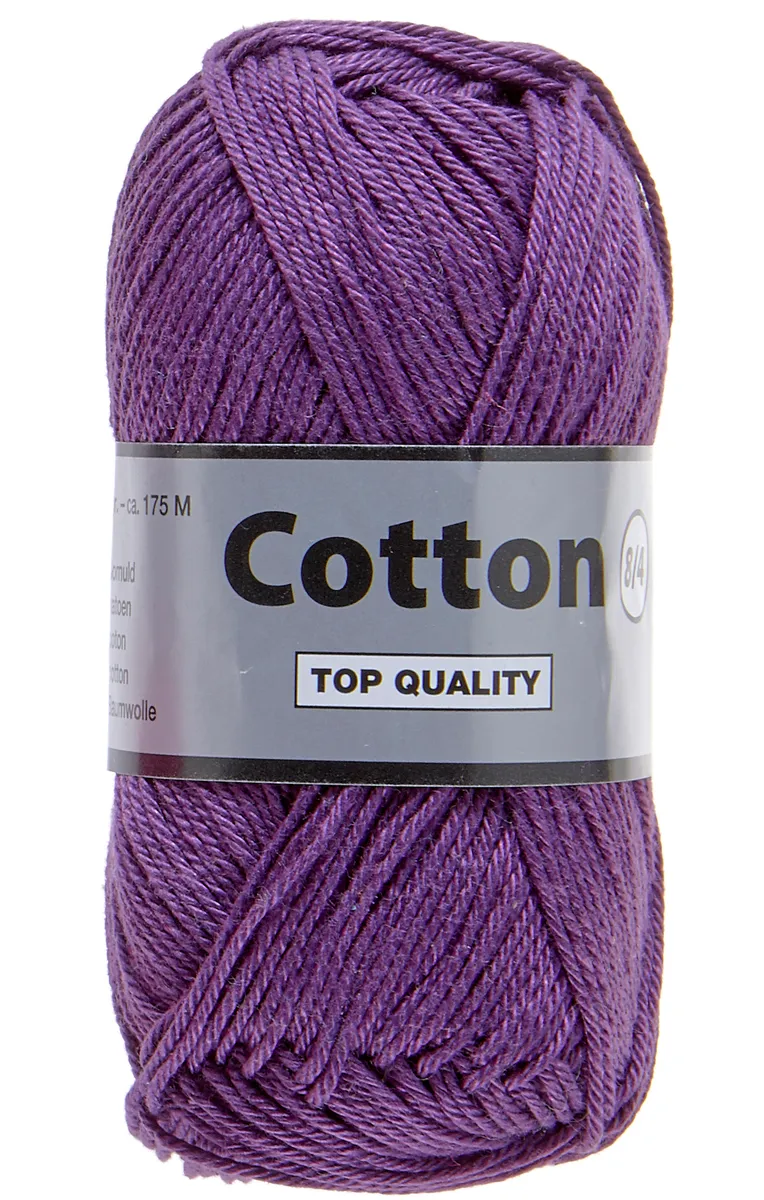 Lammy cotton 8/4, blomme, 50 g, nr. 64