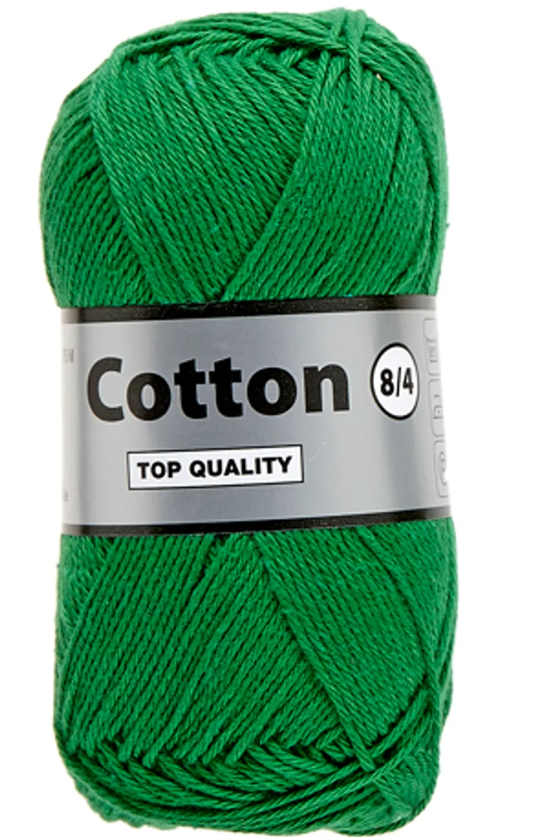 Lammy cotton 8/4, grøn, 50 g, nr. 373