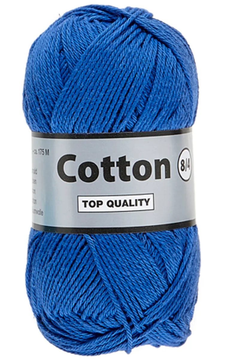 Lammy cotton 8/4, kobolt blå, 50 g, nr. 39