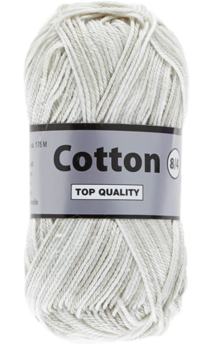 Lammy cotton 8/4, multifarvet, lysegrå farver, 50 g, nr. 621