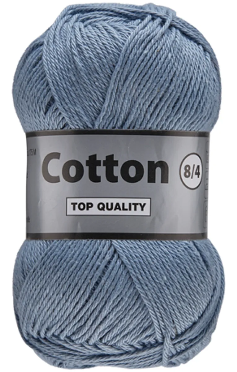 lammy cotton 8/4, mørk jeans blå, 50 g, nr. 839