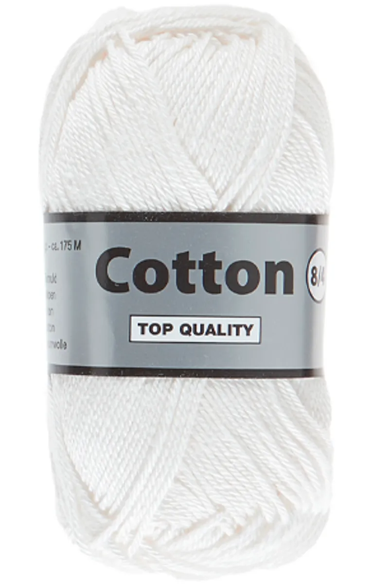 Lammy cotton 8/4, råhvid, 50 g, nr. 844