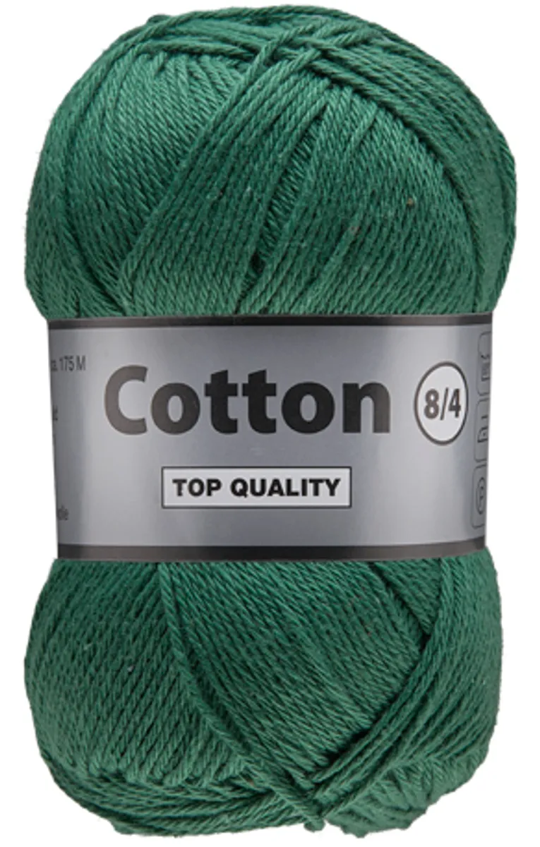 Lammy cotton 8/4, stedsegrøn, 50 g, nr. 72