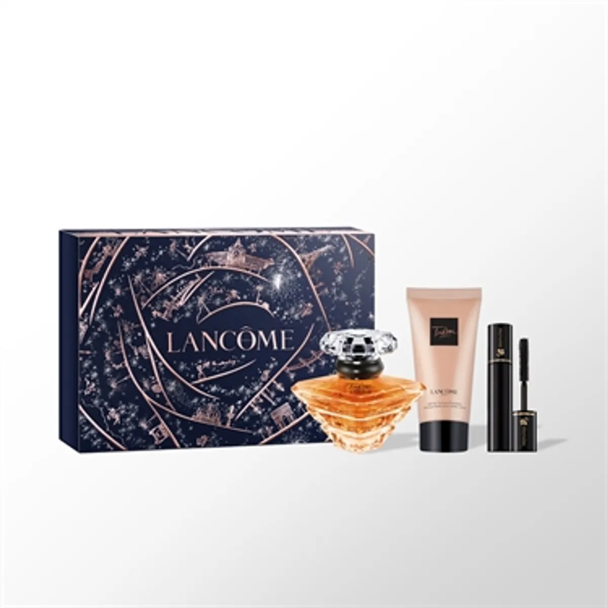 Lancome Tresor Eau De Parfum 30 ml + Tresor Body Lotion 50 ml + Hypnose mini Mascara 2 ml Gaveæske