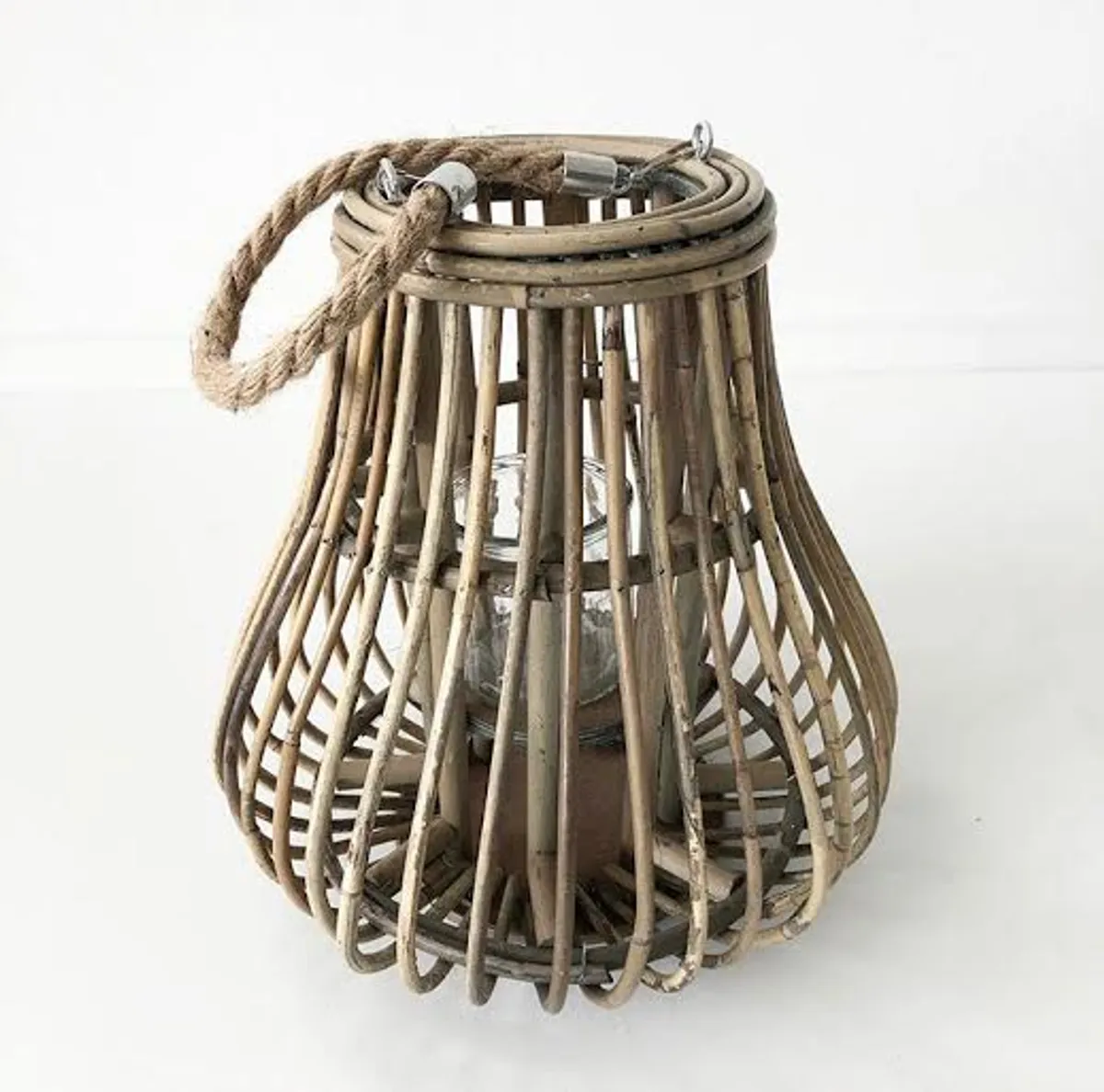 Lanterne rattan udendørs | Lille | H29 cm